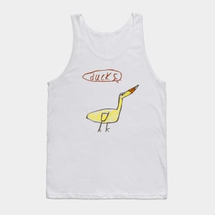 kids art ducks Tank Top